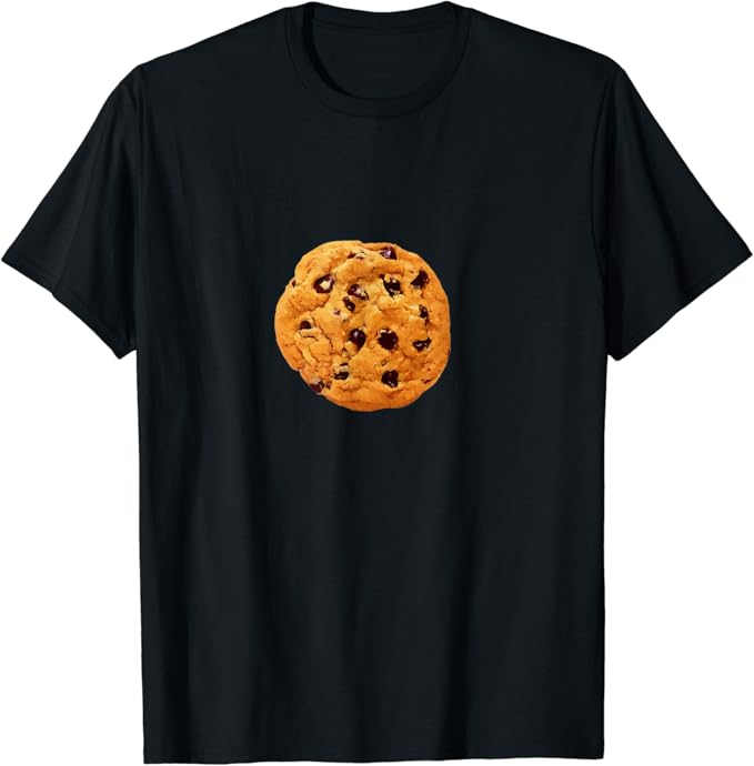 Fresh Baked Chocolate Chip Cookie TShirt Amazon.co.uk Clothing